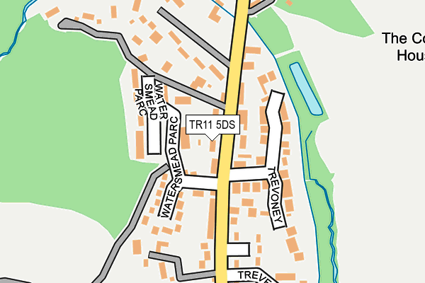 TR11 5DS map - OS OpenMap – Local (Ordnance Survey)