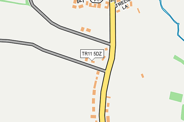 TR11 5DZ map - OS OpenMap – Local (Ordnance Survey)