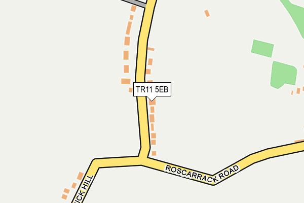 TR11 5EB map - OS OpenMap – Local (Ordnance Survey)