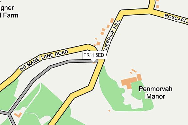TR11 5ED map - OS OpenMap – Local (Ordnance Survey)