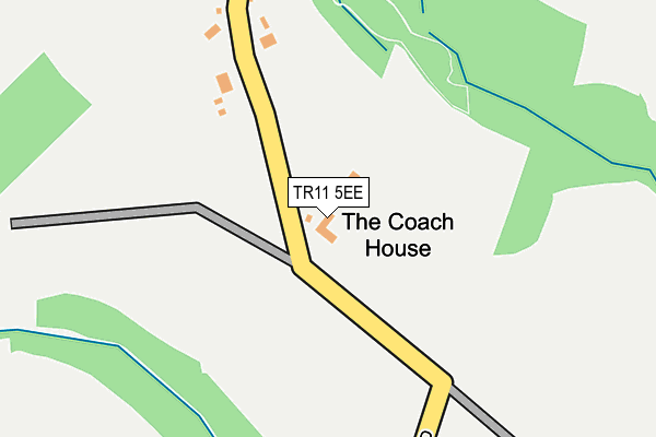 TR11 5EE map - OS OpenMap – Local (Ordnance Survey)