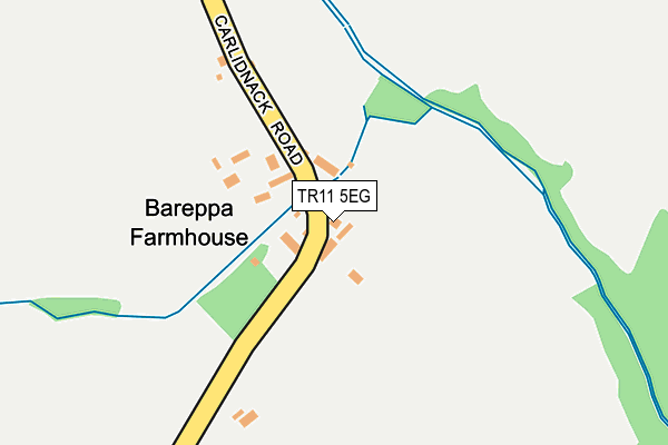 TR11 5EG map - OS OpenMap – Local (Ordnance Survey)