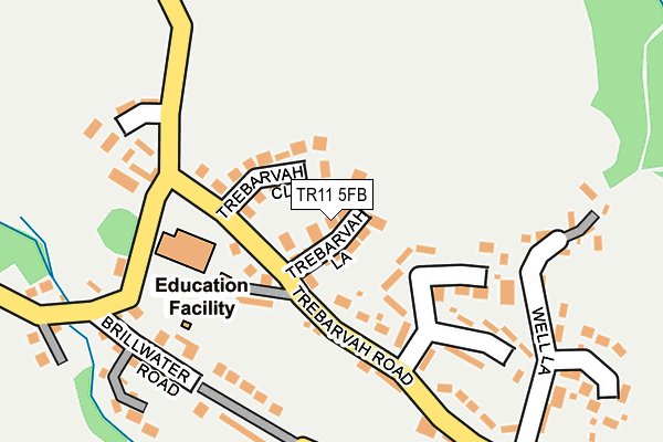 TR11 5FB map - OS OpenMap – Local (Ordnance Survey)