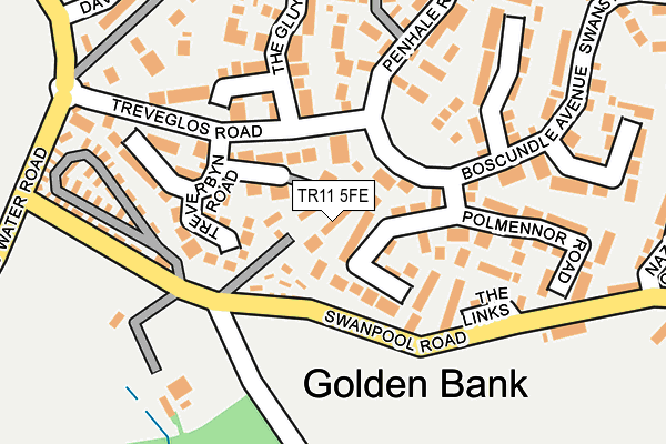 TR11 5FE map - OS OpenMap – Local (Ordnance Survey)