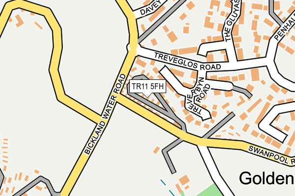 TR11 5FH map - OS OpenMap – Local (Ordnance Survey)
