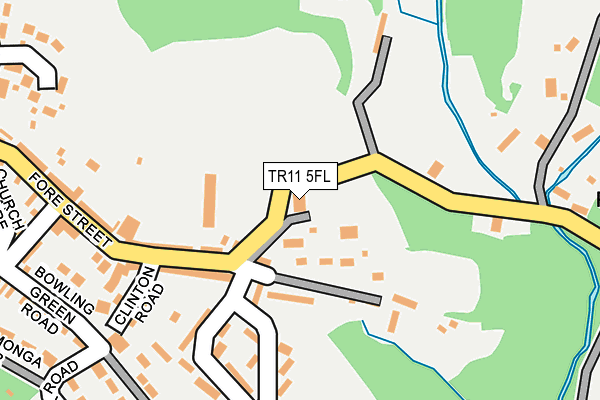 TR11 5FL map - OS OpenMap – Local (Ordnance Survey)