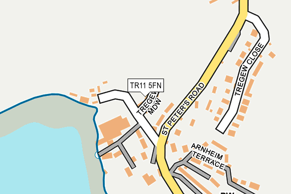 TR11 5FN map - OS OpenMap – Local (Ordnance Survey)