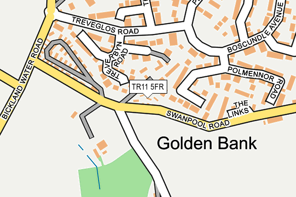 TR11 5FR map - OS OpenMap – Local (Ordnance Survey)