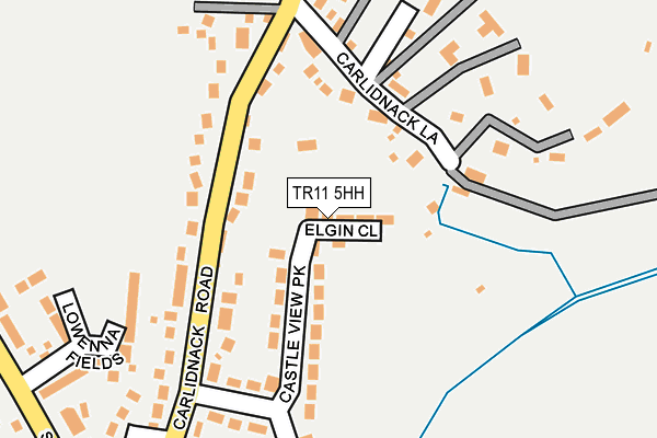 TR11 5HH map - OS OpenMap – Local (Ordnance Survey)