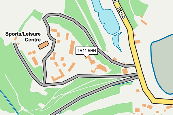 TR11 5HN map - OS OpenMap – Local (Ordnance Survey)