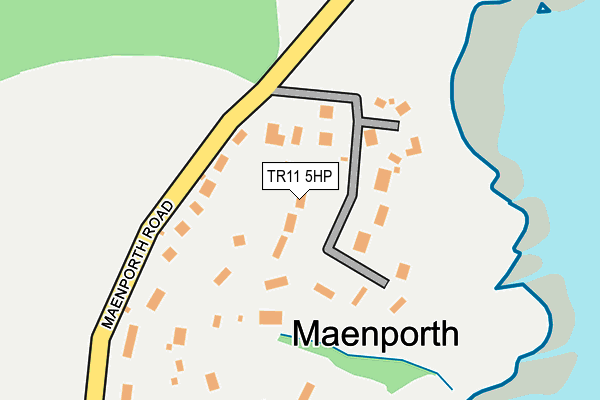 TR11 5HP map - OS OpenMap – Local (Ordnance Survey)