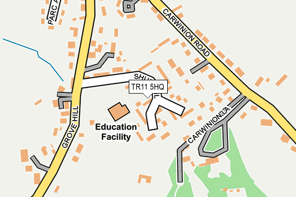 TR11 5HQ map - OS OpenMap – Local (Ordnance Survey)