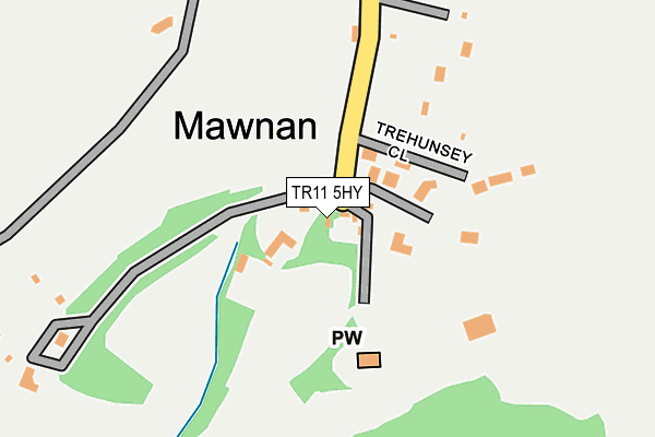 TR11 5HY map - OS OpenMap – Local (Ordnance Survey)