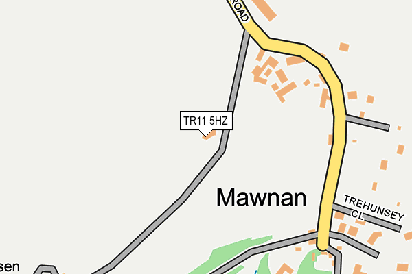 TR11 5HZ map - OS OpenMap – Local (Ordnance Survey)