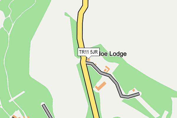 TR11 5JR map - OS OpenMap – Local (Ordnance Survey)