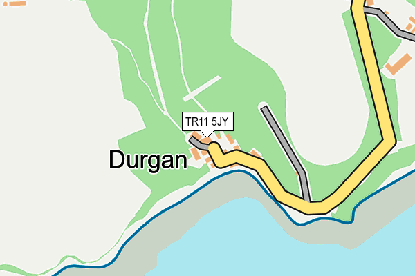 TR11 5JY map - OS OpenMap – Local (Ordnance Survey)