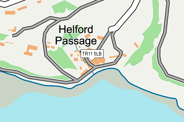 TR11 5LB map - OS OpenMap – Local (Ordnance Survey)
