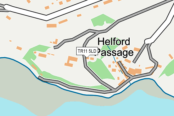 TR11 5LD map - OS OpenMap – Local (Ordnance Survey)