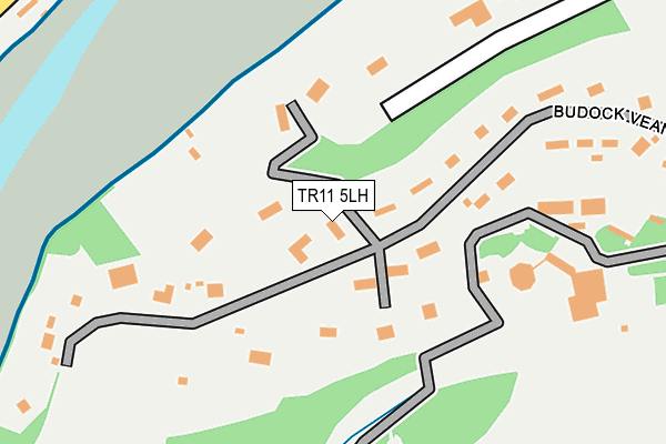 TR11 5LH map - OS OpenMap – Local (Ordnance Survey)