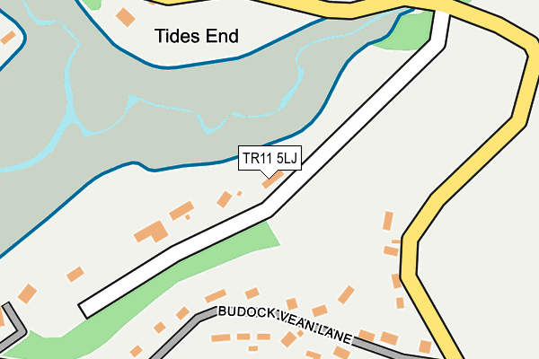 TR11 5LJ map - OS OpenMap – Local (Ordnance Survey)