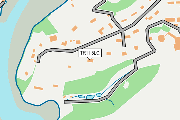 TR11 5LQ map - OS OpenMap – Local (Ordnance Survey)