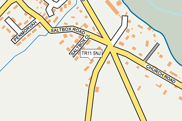TR11 5NJ map - OS OpenMap – Local (Ordnance Survey)