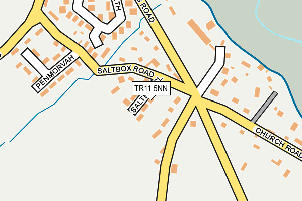 TR11 5NN map - OS OpenMap – Local (Ordnance Survey)