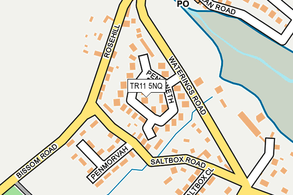 TR11 5NQ map - OS OpenMap – Local (Ordnance Survey)