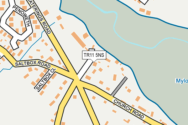 TR11 5NS map - OS OpenMap – Local (Ordnance Survey)