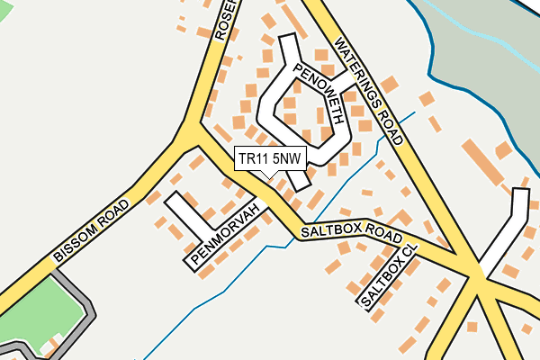 TR11 5NW map - OS OpenMap – Local (Ordnance Survey)