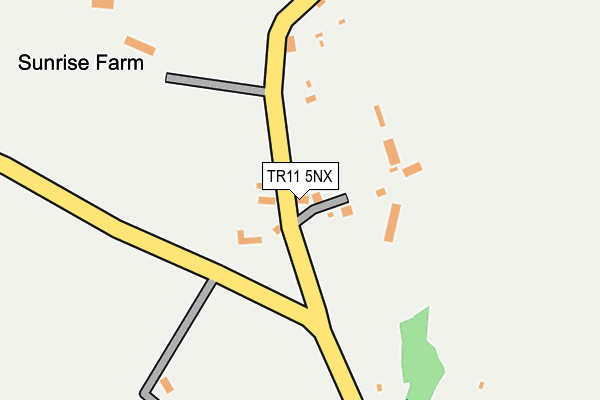 TR11 5NX map - OS OpenMap – Local (Ordnance Survey)