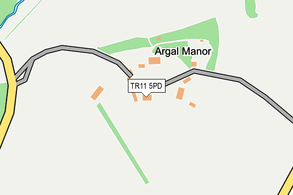 TR11 5PD map - OS OpenMap – Local (Ordnance Survey)