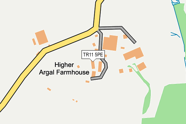 TR11 5PE map - OS OpenMap – Local (Ordnance Survey)