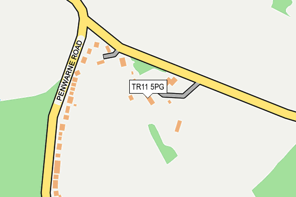 TR11 5PG map - OS OpenMap – Local (Ordnance Survey)