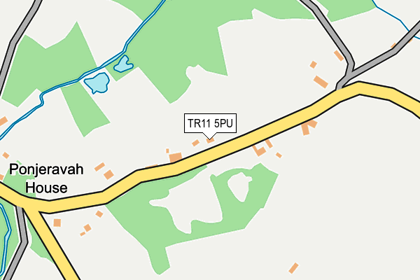 TR11 5PU map - OS OpenMap – Local (Ordnance Survey)