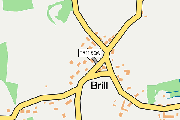 TR11 5QA map - OS OpenMap – Local (Ordnance Survey)