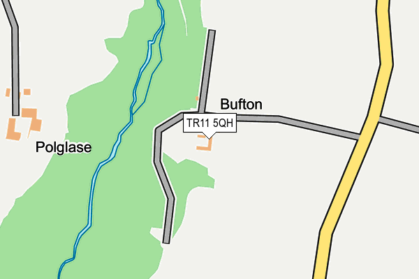 TR11 5QH map - OS OpenMap – Local (Ordnance Survey)