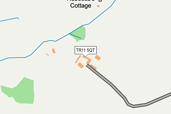 TR11 5QT map - OS OpenMap – Local (Ordnance Survey)