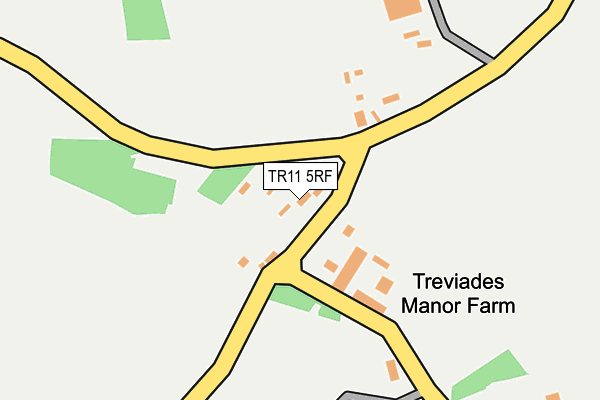 TR11 5RF map - OS OpenMap – Local (Ordnance Survey)