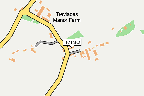 TR11 5RG map - OS OpenMap – Local (Ordnance Survey)