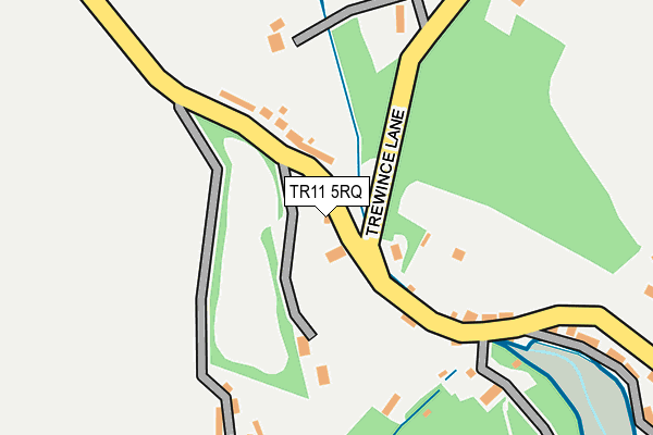 TR11 5RQ map - OS OpenMap – Local (Ordnance Survey)
