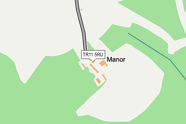 TR11 5RU map - OS OpenMap – Local (Ordnance Survey)