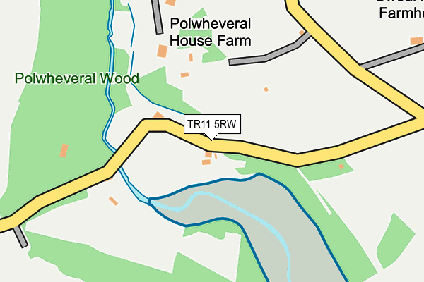 TR11 5RW map - OS OpenMap – Local (Ordnance Survey)