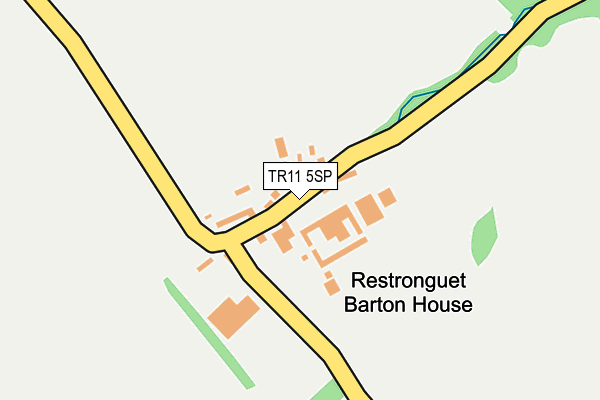 TR11 5SP map - OS OpenMap – Local (Ordnance Survey)