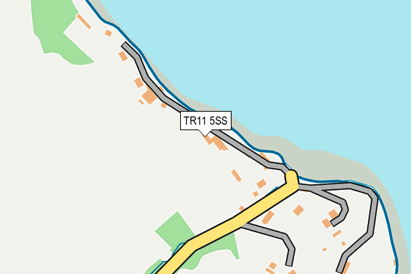 TR11 5SS map - OS OpenMap – Local (Ordnance Survey)