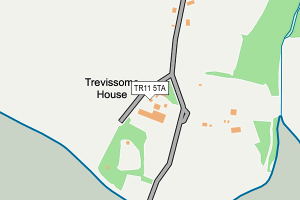 TR11 5TA map - OS OpenMap – Local (Ordnance Survey)