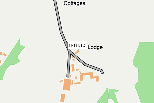 TR11 5TD map - OS OpenMap – Local (Ordnance Survey)