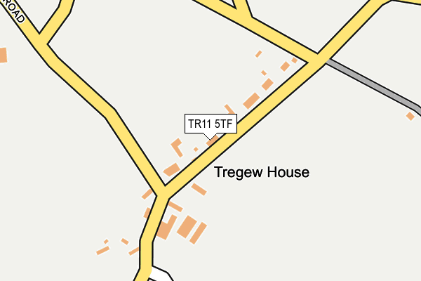 TR11 5TF map - OS OpenMap – Local (Ordnance Survey)