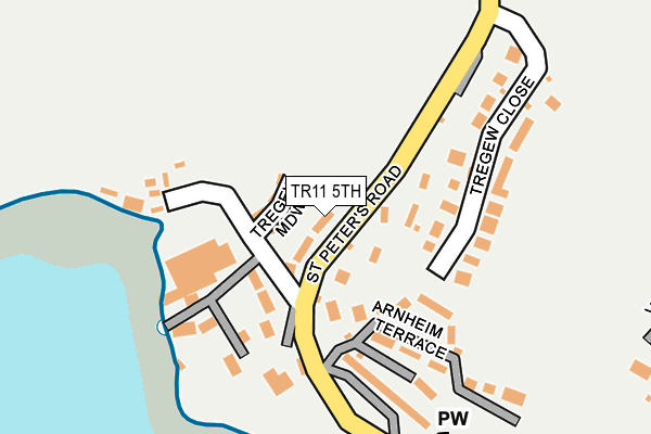 TR11 5TH map - OS OpenMap – Local (Ordnance Survey)