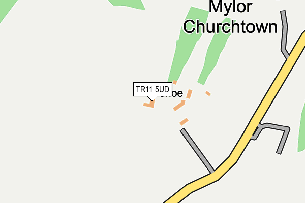 TR11 5UD map - OS OpenMap – Local (Ordnance Survey)